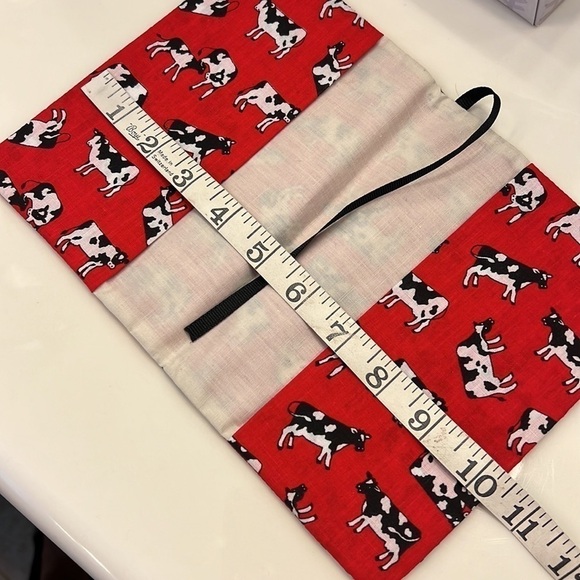 Journal cover cows print cotton book cover 7 1/4”x5 1/4” - Picture 7 of 7